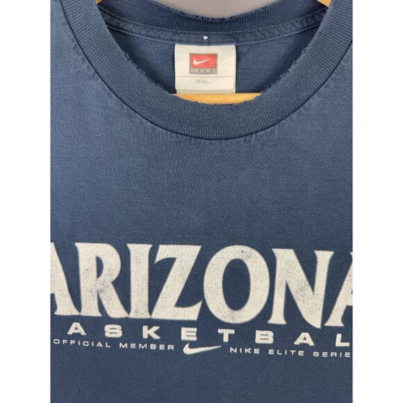 Vintage 90's Nike Swoosh Arizona Basketball Elite Member 2XL Rare Sports NCAA - Picture 4 of 14
